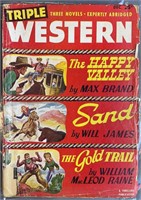 Triple Western Vol.6 #1 1949 Pulp Magazine