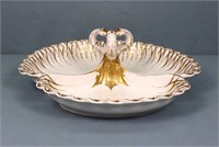 German SPM Porcelain Divided Serving Dish