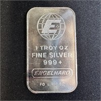 1 oz Fine Silver Bar - Engelhard