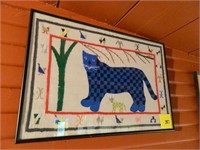 Framed Cat Tapestry