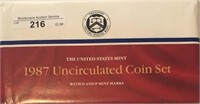 1987 UNC Mint Coin Set