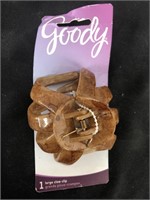 Goody Large Hair Claw Clip -amber brown Colour