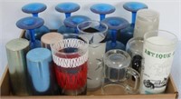 Tray Lot of Assorted Glasses/Cups