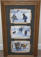 Robert Duncan 3-Part Framed Winter Fine Art Prints