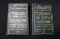 2 Easton Press collector books - The Hobbit and