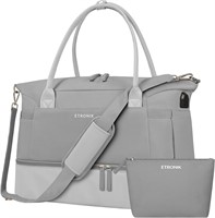ETRONIK Gym Bag for Women  Canvas Duffle Bag with