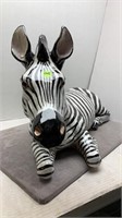 32X12 ZEBRA STATUE HAND PAINTED IN ITALY