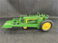 John Deere die-cast tractor with loader