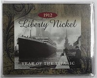 1912 Liberty Nickel Year of the Titanic