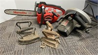 Chainsaw Homelite no gas but sparks, Circular Saw