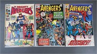 3pc Avengers #68-82 Marvel Comic Books