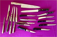 Ekco, Old Homestead, Hanford Forge + Japan Knives
