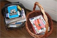 Basket with books