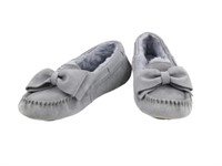 UGG Unused Gray Ribbon Moccasin Shoes