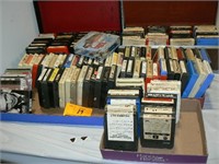 LARGE GROUP 8-TRACK TAPES