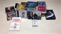 Large lot music cds and harmonica guide