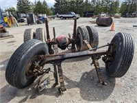 International Front and Rear Axles w/ Tires