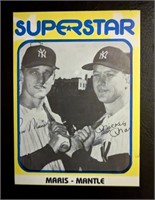 1982 Superstar Mantle & Maris Card #10