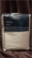 Antique satin soft sand grommet panel 50 in by 95
