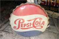 Pepsi-Cola tin sign