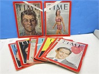8 Time Magazines 1956-67