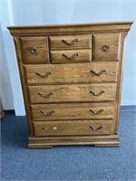 Solid wood chest of drawers. 3 ft 8 inches wide 1