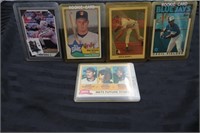 LOT OF 5 VINTAGE MLB ROOKIE CARDS