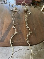 VINTAGE ANTLER WALL LIGHTS