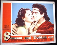 Original "Samson and Delilah" lobby card