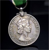 Colonial Police Forces long service medal EIIR