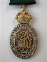 Colonial auxiliary forces decoration (GV) medal