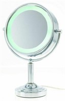 Danielle LED Lighted Two-Sided Makeup Mirror, 15X
