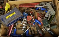 Lot with Hex Keys, Padlocks, and more