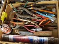 Lot with Various Pliers, Scrapers, and more