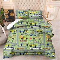 SEALED-Teen Boys Bed Set: Crane Dumpers 5F