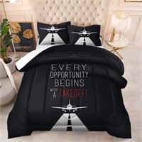 SEALED-Airplane Cartoon Bedding Set