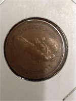 1973 England penny