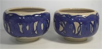 2 MCM DANISH CERAMIC BOWLS BY HANNE STENTOJ