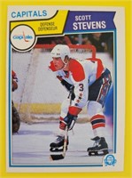 Scott Stevens 1983-84 O-Pee-Chee Rookie Card