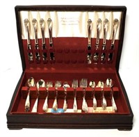 1847 Rogers Bros. Silverplate Flatware in Chest