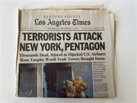 NY Times sept 12 2001- Pentagon attacked
