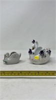 2 Geese Decorative Pieces