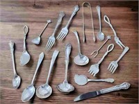 Grouping of Antique Sterling Silver Flatware