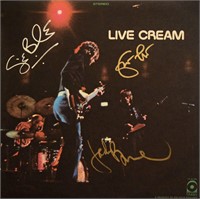 Cream signed Cream Live album