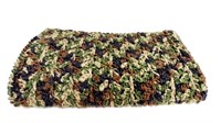 Handmade Crocheted Lap Blanket 29×33"
