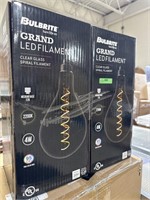 Lot of 2 bulbrite turn life on grand led filament