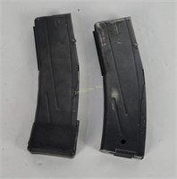 2 Unmarked Gun Ammo Magazines