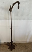 Vintage Cast Iron Floor Lamp - Unique Design