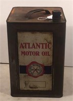 Atlantic motor oil can