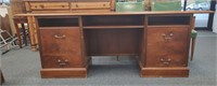 Long Vintage Desk w/File Drawer